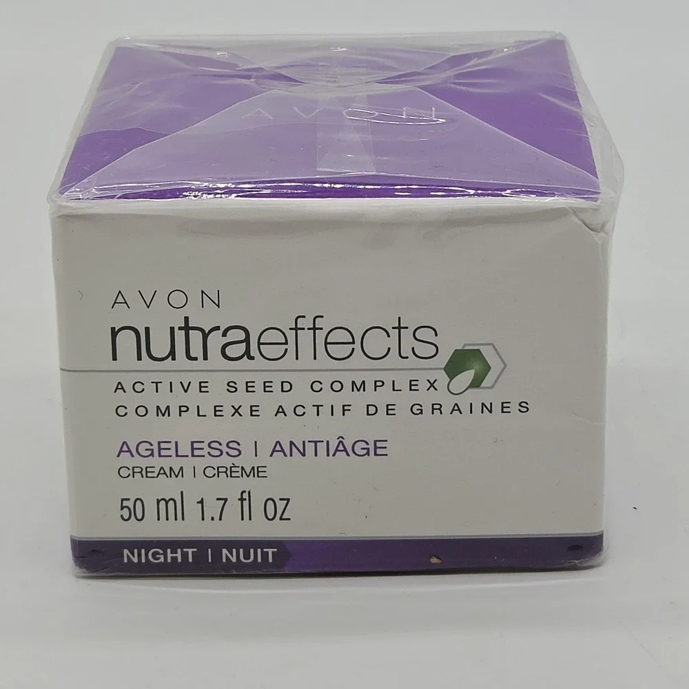Avon NutraEffects Active Seed Complex AGELESS Night Cream  1.7 Fl Oz SEALED